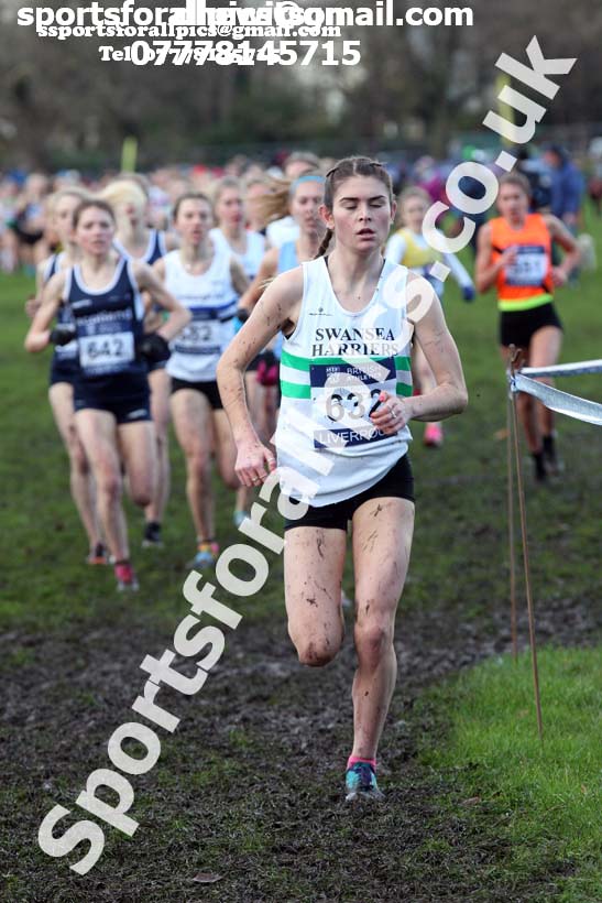 Womens under-17s and IAAF Junior Womens 2017 British Athletics Liverpool Cross Challenge, Sefton Park, Liverpool. Photo:  David T. Hewitson/Sports for All Pics